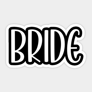 BRIDE - wedding gift Sticker